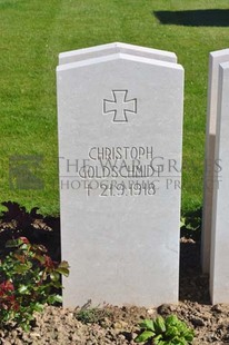 MONT HUON MILITARY CEMETERY, LE TREPORT - GOLDSCHMIDT, CHRISTOPH