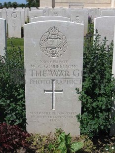 MONT HUON MILITARY CEMETERY, LE TREPORT - GOODFELLOW, WILLIAM CHARLES