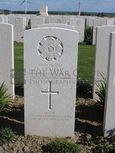 MONT HUON MILITARY CEMETERY, LE TREPORT - GRAHAM, CHRISTOPHER