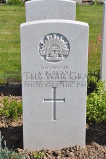 MONT HUON MILITARY CEMETERY, LE TREPORT - GRANT, ALEXANDER ARTHUR