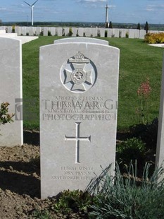 MONT HUON MILITARY CEMETERY, LE TREPORT - GRIGG, CHARLES