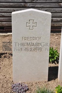 MONT HUON MILITARY CEMETERY, LE TREPORT - HABERLEIN, FRIEDRICH