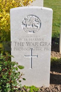 MONT HUON MILITARY CEMETERY, LE TREPORT - HARMER, WILLIAM HENRY