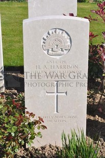 MONT HUON MILITARY CEMETERY, LE TREPORT - HARRISON, HERBERT ARTHUR