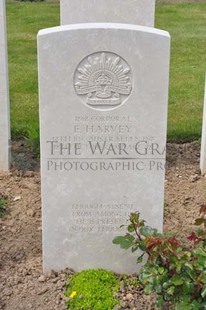 MONT HUON MILITARY CEMETERY, LE TREPORT - HARVEY, ELISHA