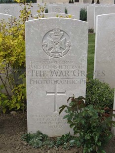 MONT HUON MILITARY CEMETERY, LE TREPORT - HEFFERNAN, JAMES DENNIS