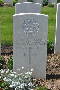 MONT HUON MILITARY CEMETERY, LE TREPORT - JENKINSON, FRANCIS MINTON