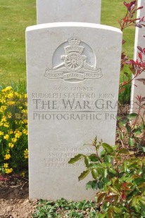 MONT HUON MILITARY CEMETERY, LE TREPORT - JOBIN, RUDOLPH STAFFORD