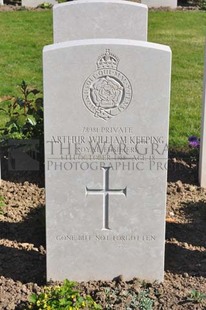 MONT HUON MILITARY CEMETERY, LE TREPORT - KEEPING, ARTHUR WILLIAM