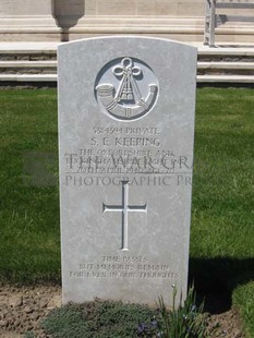 MONT HUON MILITARY CEMETERY, LE TREPORT - KEEPING, SIDNEY ERNEST