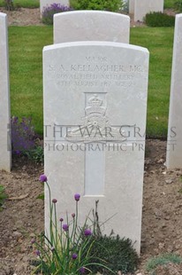 MONT HUON MILITARY CEMETERY, LE TREPORT - KELLAGHER, SYDNEY ARTHUR