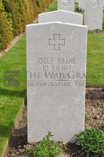 MONT HUON MILITARY CEMETERY, LE TREPORT - KRAHE, JOSEF