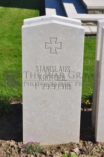 MONT HUON MILITARY CEMETERY, LE TREPORT - KROTOFIL, STANISLAUS