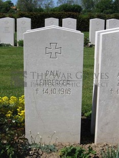 MONT HUON MILITARY CEMETERY, LE TREPORT - LEINBERGER, PAUL