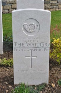 MONT HUON MILITARY CEMETERY, LE TREPORT - LISTER, ALFRED