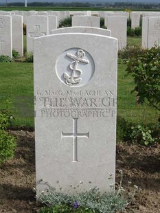 MONT HUON MILITARY CEMETERY, LE TREPORT - MacLACHLAN, GREGOR MacGREGOR