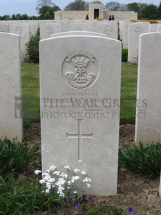 MONT HUON MILITARY CEMETERY, LE TREPORT - MANSFIELD, FREDERICK JAMES