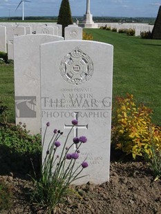 MONT HUON MILITARY CEMETERY, LE TREPORT - MARTIN, ALFRED