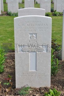 MONT HUON MILITARY CEMETERY, LE TREPORT - MASTERMAN, GEORGE WILLIAM