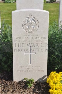 MONT HUON MILITARY CEMETERY, LE TREPORT - MAUND, WILLIAM HENRY