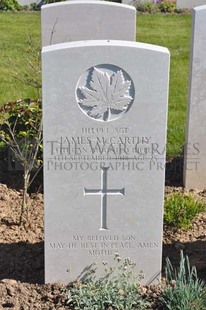 MONT HUON MILITARY CEMETERY, LE TREPORT - McCARTHY, JAMES FRANCIS