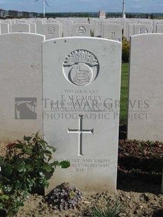 MONT HUON MILITARY CEMETERY, LE TREPORT - McCAULEY, T