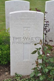 MONT HUON MILITARY CEMETERY, LE TREPORT - McCLUGHAN, GEORGE