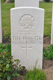 MONT HUON MILITARY CEMETERY, LE TREPORT - McGRAW, FRANCIS