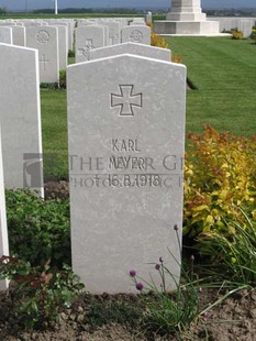 MONT HUON MILITARY CEMETERY, LE TREPORT - MEYER, KARL