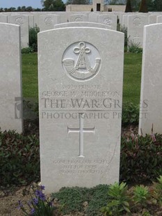 MONT HUON MILITARY CEMETERY, LE TREPORT - MIDDLETON, GEORGE WILLIAM