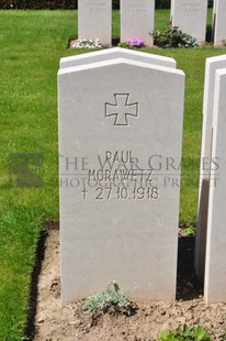 MONT HUON MILITARY CEMETERY, LE TREPORT - MORAWETZ, PAUL