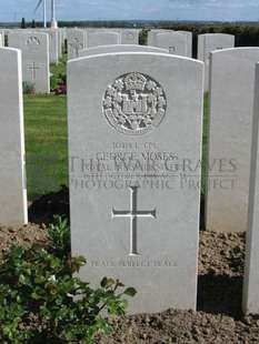 MONT HUON MILITARY CEMETERY, LE TREPORT - MOSES, GEORGE