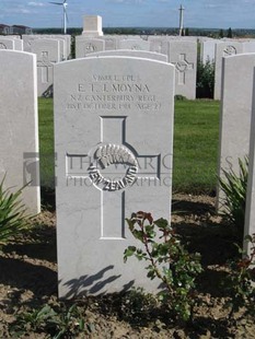 MONT HUON MILITARY CEMETERY, LE TREPORT - MOYNA, EDWARD TERENCE JOSEPH