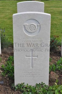 MONT HUON MILITARY CEMETERY, LE TREPORT - MURISS, JAMES