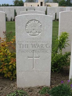 MONT HUON MILITARY CEMETERY, LE TREPORT - MURSELL, JOHN HOTSON