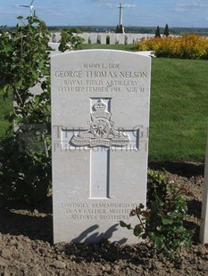 MONT HUON MILITARY CEMETERY, LE TREPORT - NELSON, GEORGE THOMAS