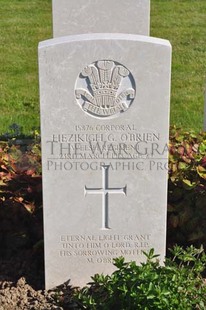 MONT HUON MILITARY CEMETERY, LE TREPORT - O'BRIEN, HEZEKIAH GORDON