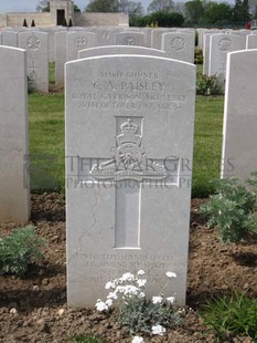 MONT HUON MILITARY CEMETERY, LE TREPORT - PAISLEY, CHARLES ALBERT