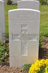 MONT HUON MILITARY CEMETERY, LE TREPORT - PALMER, ERNEST