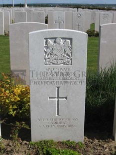 MONT HUON MILITARY CEMETERY, LE TREPORT - PARTINGTON, J