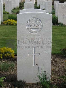 MONT HUON MILITARY CEMETERY, LE TREPORT - POLLARD, WILLIAM JOSEPH