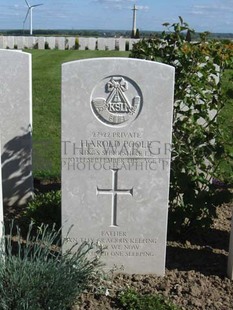 MONT HUON MILITARY CEMETERY, LE TREPORT - POOLE, THE REV. EDWARD MASTERS