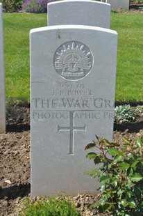 MONT HUON MILITARY CEMETERY, LE TREPORT - POWER, FRANCIS BRYAN