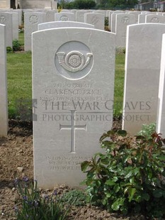 MONT HUON MILITARY CEMETERY, LE TREPORT - PRICE, CLARENCE