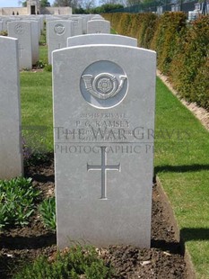 MONT HUON MILITARY CEMETERY, LE TREPORT - RAMSEY, P G