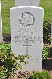 MONT HUON MILITARY CEMETERY, LE TREPORT - RATHWELL, JOHN WESLEY