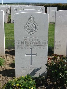 MONT HUON MILITARY CEMETERY, LE TREPORT - RELF, WILLIAM CHARLES