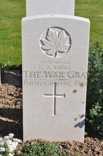 MONT HUON MILITARY CEMETERY, LE TREPORT - RIBBLE, GEORGE ARTHUR