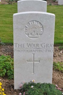 MONT HUON MILITARY CEMETERY, LE TREPORT - RIMMER, JAMES