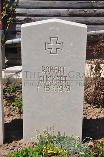 MONT HUON MILITARY CEMETERY, LE TREPORT - RUDGE, ALBERT